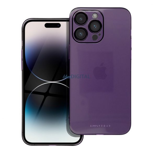 Husa Roar Pure Simple Fit - pentru iPhone 14 Pro Max violet