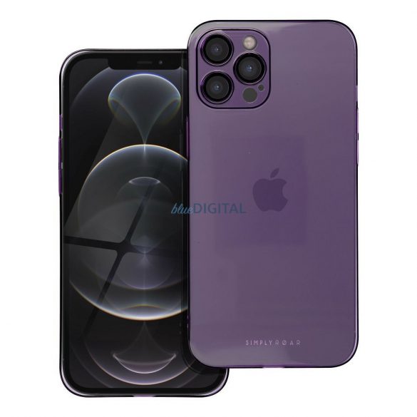 Husa Roar Pure Simple Fit - pentru iPhone 12 Pro Max violet