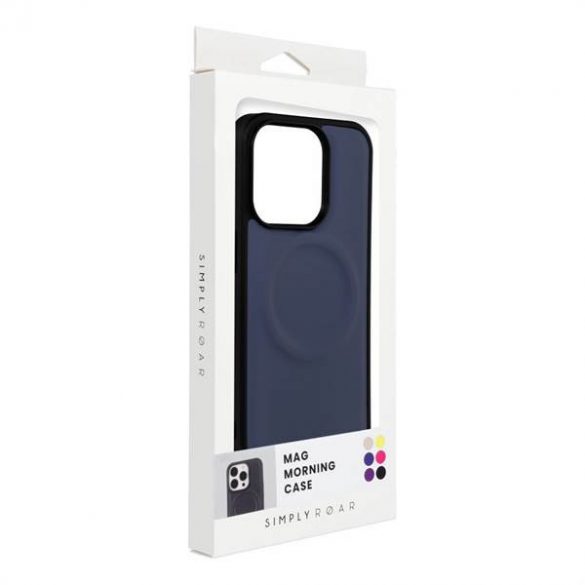 Husa Roar Mag Morning - pentru iPhone 15 bleumarin