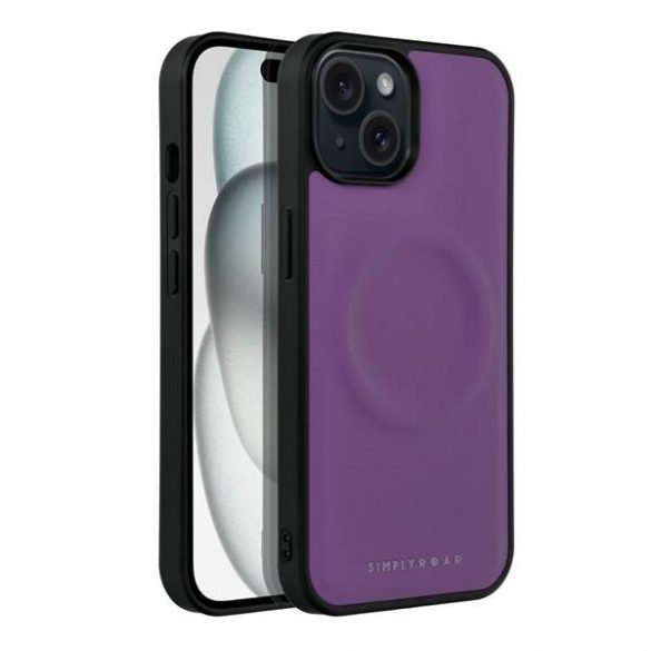 Husa Roar Mag Morning - pentru iPhone 15 violet