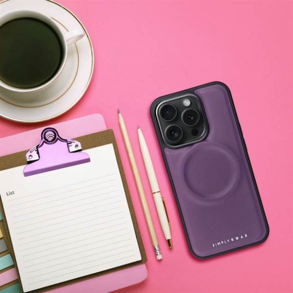 Husa Roar Mag Morning - pentru iPhone 15 violet