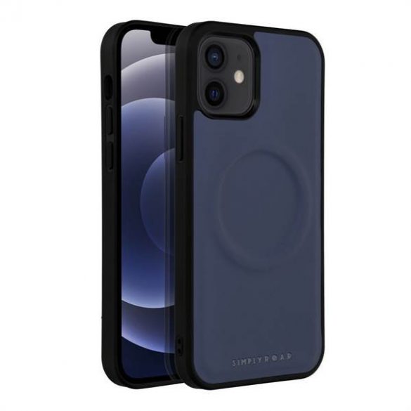 Husa Roar Mag Morning - pentru iPhone 12 bleumarin