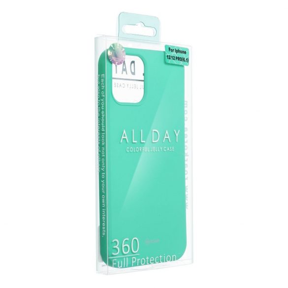 Husa Roar Colorful Jelly - pentru iPhone 15 mint