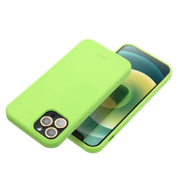 Husă Roar Colorful Jelly - pentru iPhone 15 lime