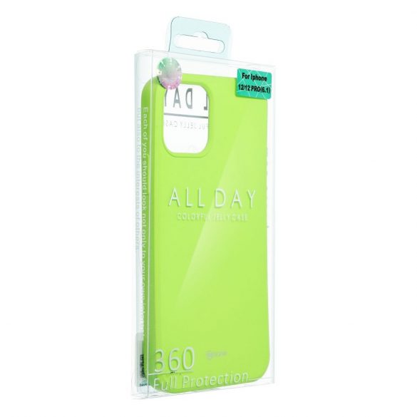 Husă Roar Colorful Jelly - pentru iPhone 15 lime