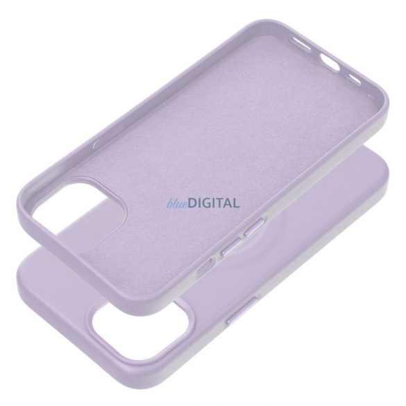 Husă din piele Roar Mag - pentru iPhone 13 Pro violet