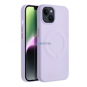 Husă din piele Roar Mag - pentru iPhone 14 Plus violet