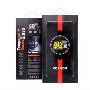 6D Pro Veason Privacy Glass - pentru Iphone 15 negru