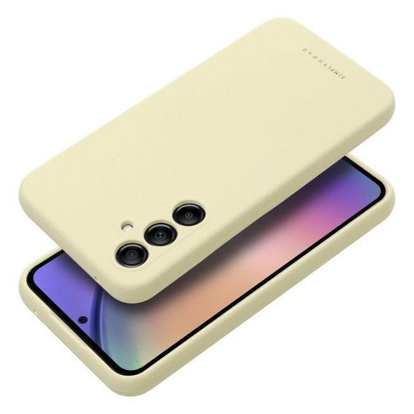 Husă Roar Cloud-Skin - pentru Samsung Galaxy A54 5G Galben deschis