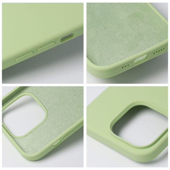 Husă Roar Cloud-Skin - pentru iPhone 15 Pro Max Verde deschis