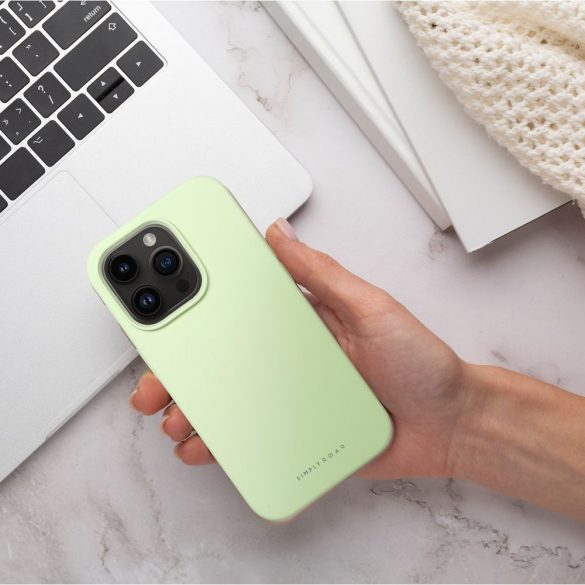 Husă Roar Cloud-Skin - pentru iPhone 15 Plus Verde deschis