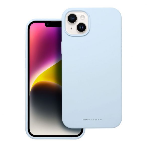 Husă Roar Cloud-Skin - pentru iPhone 14 Plus Albastru deschis