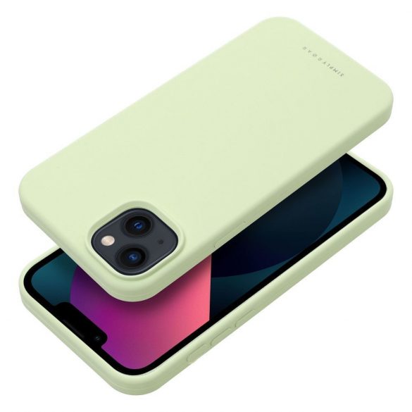 Husa Roar Cloud-Skin - pentru iPhone 13 Verde deschis