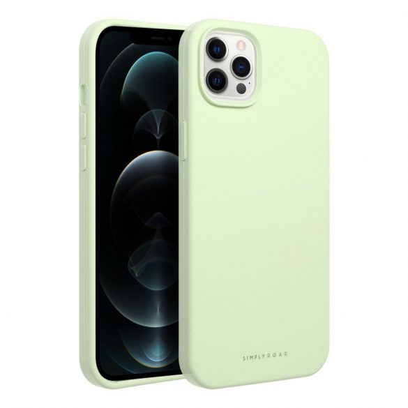 Husa Roar Cloud-Skin - pentru iPhone 12 Pro Verde deschis