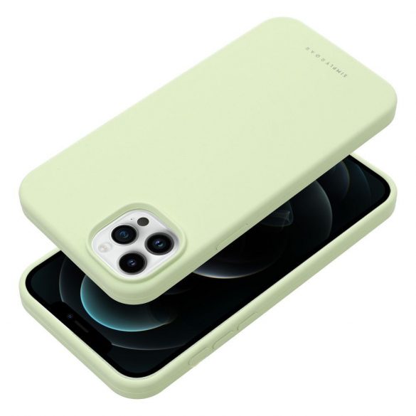 Husa Roar Cloud-Skin - pentru iPhone 12 Pro Verde deschis