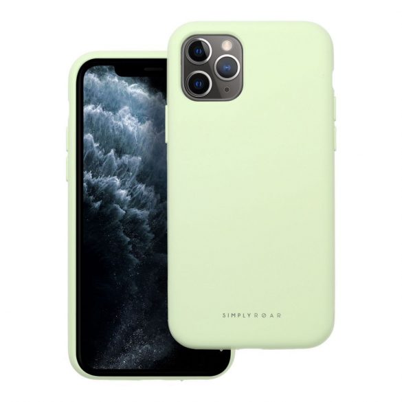 Husă Roar Cloud-Skin - pentru iPhone 11 Pro Verde deschis