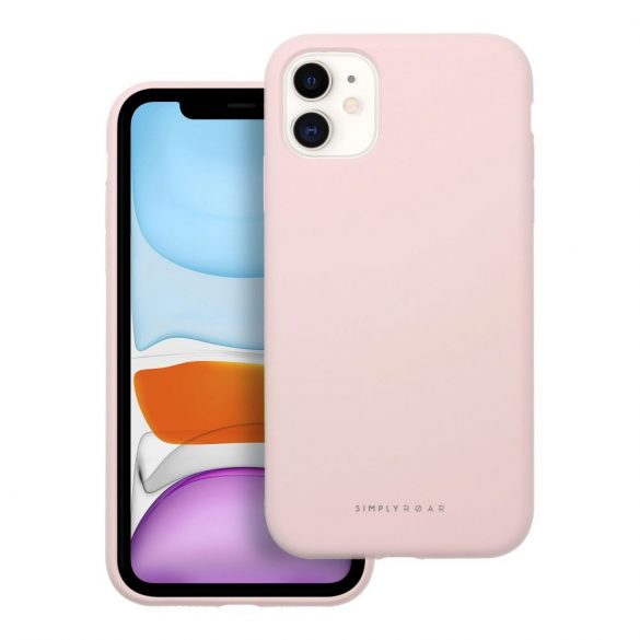 Husă Roar Cloud-Skin - pentru iPhone 11 roz deschis