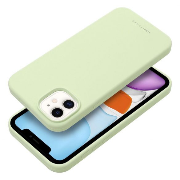 Husă Roar Cloud-Skin - pentru iPhone 11 Verde deschis