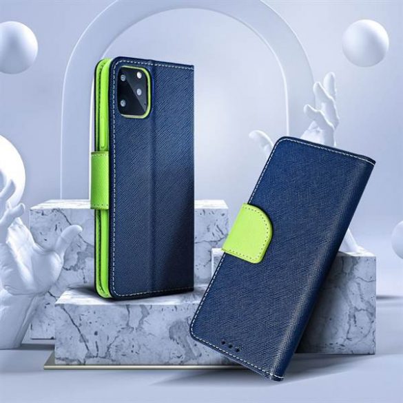 Husa Fancy Book pentru SAMSUNG A55 navy/lime