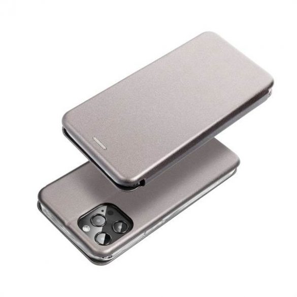 Husă tip carte Elegance pentru Xiaomi Redmi 13c steel