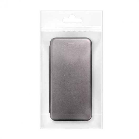 Husă tip carte Elegance pentru Xiaomi Redmi 13c steel