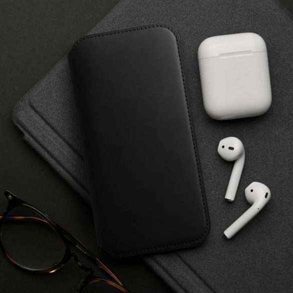 Cartea Dual Pocket pentru XIAOMI Redmi 13c negru