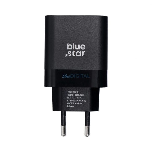 Încărcător universal de călătorie Blue Star cu mufă USB C - 3A 45W cu funcție PD și QC 4.0