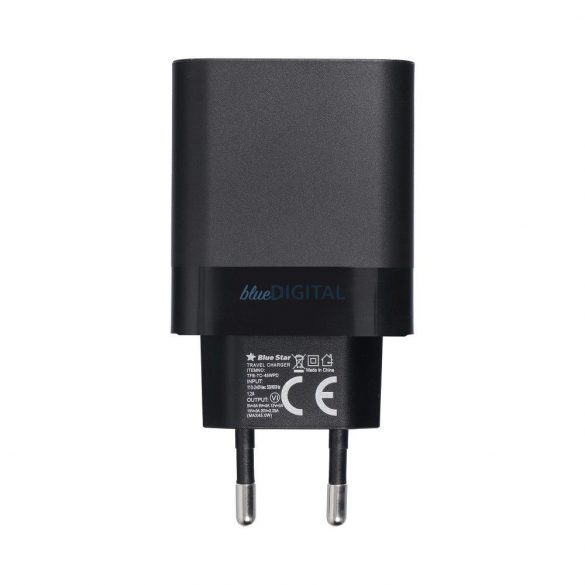 Încărcător universal de călătorie Blue Star cu mufă USB C - 3A 45W cu funcție PD și QC 4.0