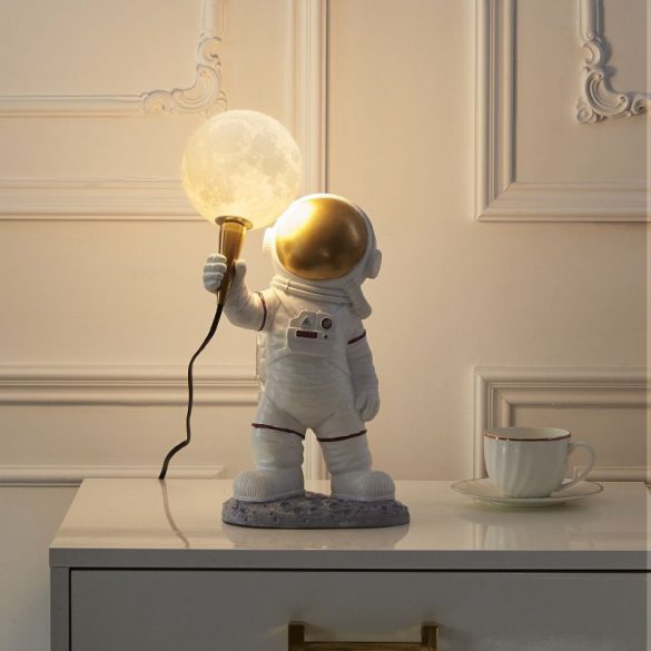 Lampă de masă Moon ASTRONAUT în picioare Art Deco (model 1) AMTL