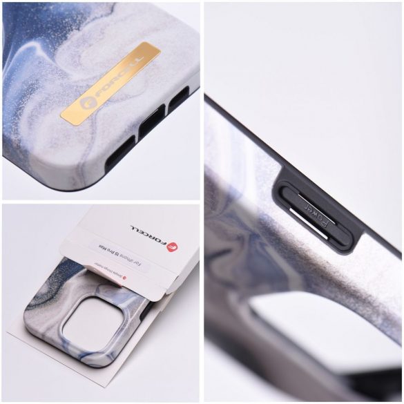 Husa FORCELL F-PROTECT Mirage compatibila cu MagSafe pentru IPHONE 15 Plus magic sand