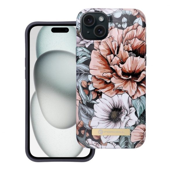 Husă FORCELL F-PROTECT Mirage compatibilă cu MagSafe pentru IPHONE 15 Plus bloom Bush