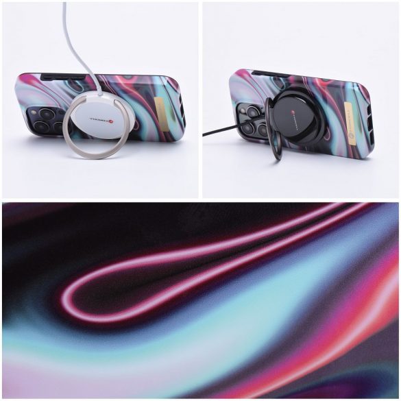 Carcasa FORCELL F-PROTECT Mirage compatibila cu MagSafe pentru IPHONE 15 glow