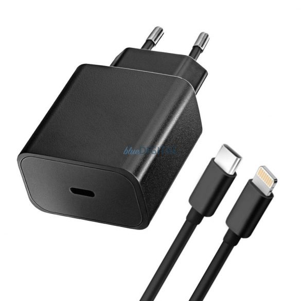 Încărcător de călătorie Blue Star cu priză USB C cu cablu lightning - 3A 20W cu funcție PD și QC 4.0