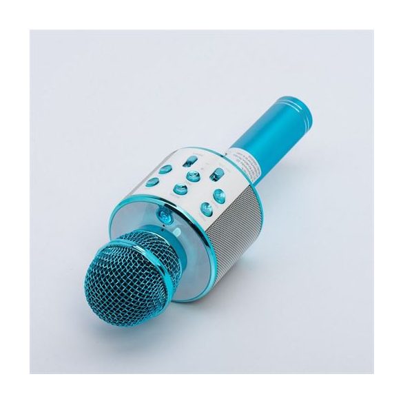 Microfon multimedia karaoke CR58 albastru