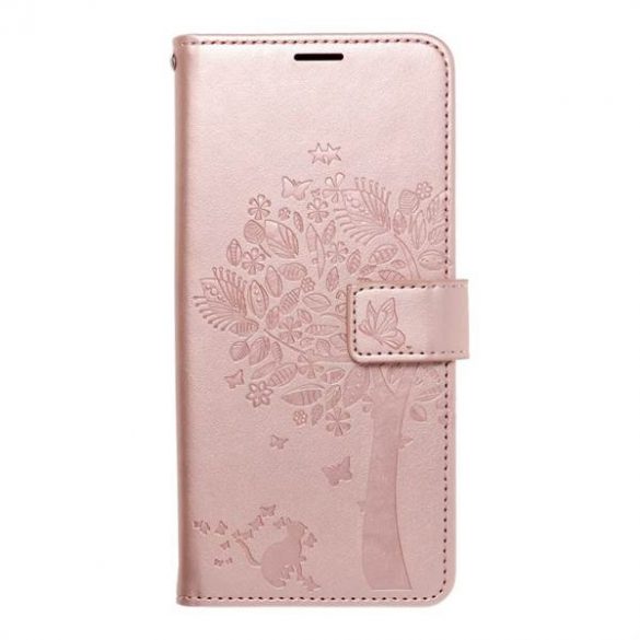 MEZZO Husă carte pentru SAMSUNG A55 5G tree rose gold