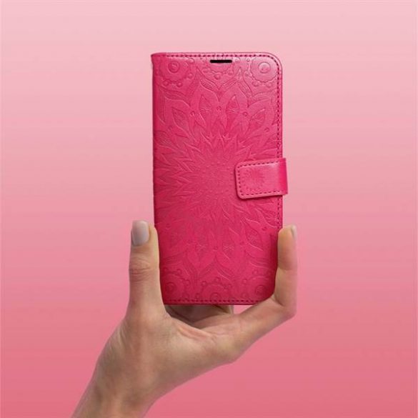 MEZZO Husă carte pentru SAMSUNG A55 5G mandala magenta