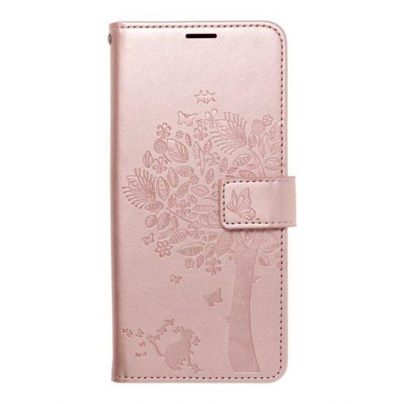 MEZZO Husă carte pentru SAMSUNG A35 5G tree rose gold