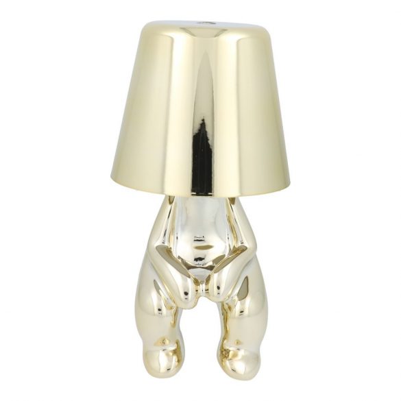 Lampa de masa noptiera GOLD MAN scaun Art Deco (versiunea 2) MLTL