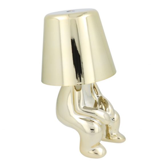 Lampa de masa noptiera GOLD MAN scaun Art Deco (versiunea 2) MLTL