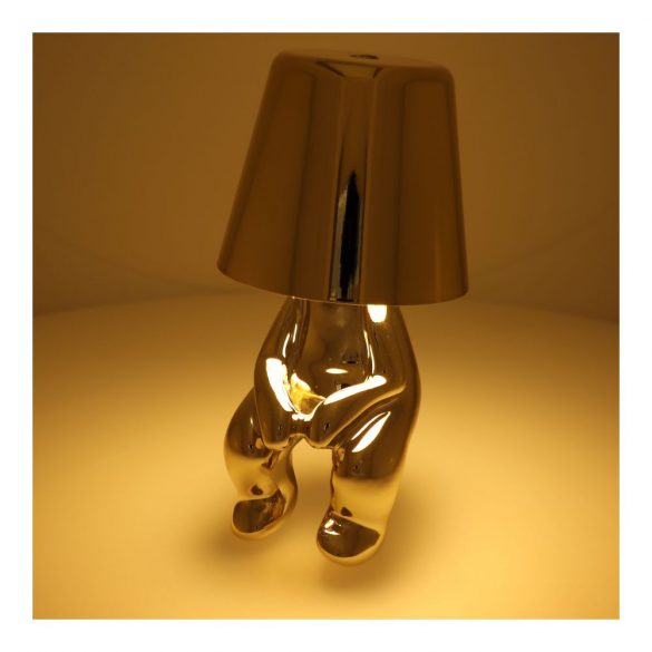 Lampa de masa noptiera GOLD MAN scaun Art Deco (versiunea 2) MLTL