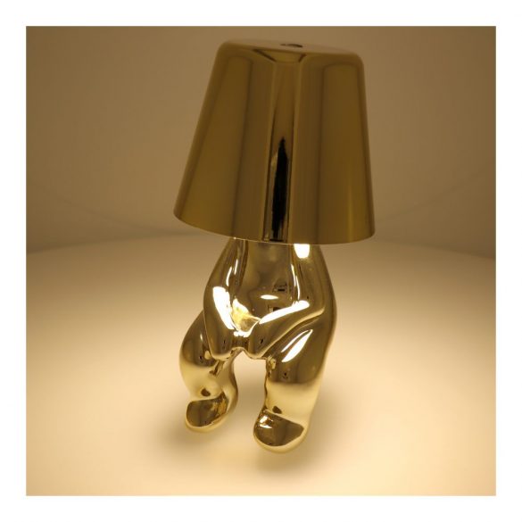 Lampa de masa noptiera GOLD MAN scaun Art Deco (versiunea 2) MLTL