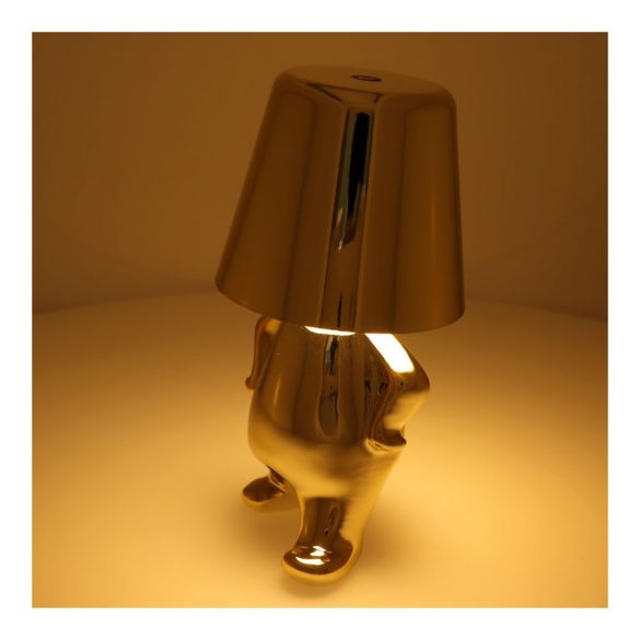 Lampă de masă noptiera GOLD MAN Art Deco în picioare (versiunea 1) MLTL