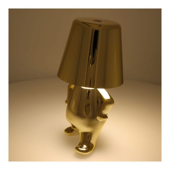 Lampă de masă noptiera GOLD MAN Art Deco în picioare (versiunea 1) MLTL