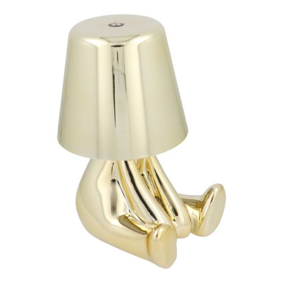 Lampă de masă noptiera GOLD MAN scaun Art Deco (versiunea 5) MLTL