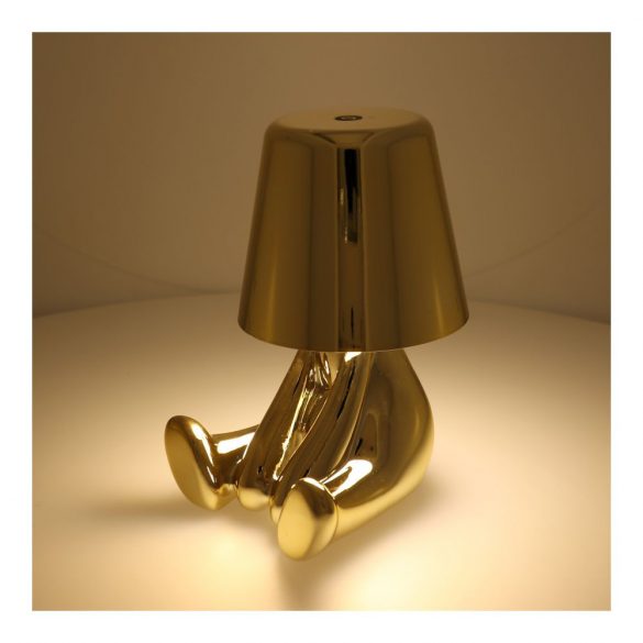 Lampă de masă noptiera GOLD MAN scaun Art Deco (versiunea 5) MLTL