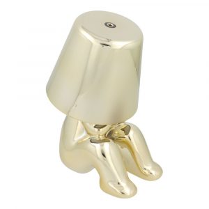 Lampa de masa noptiera GOLD MAN scaun Art Deco (versiunea 4) MLTL