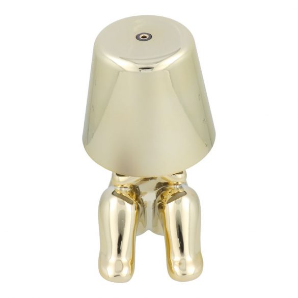 Lampa de masa noptiera GOLD MAN scaun Art Deco (versiunea 4) MLTL