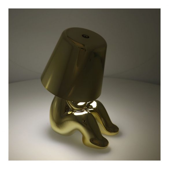 Lampa de masa noptiera GOLD MAN scaun Art Deco (versiunea 4) MLTL