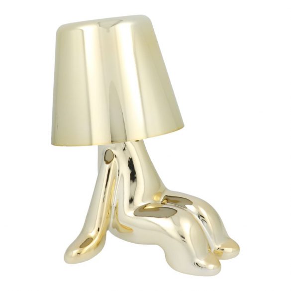 Lampă de masă noptiera GOLD MAN scaun Art Deco (versiunea 6) MLTL