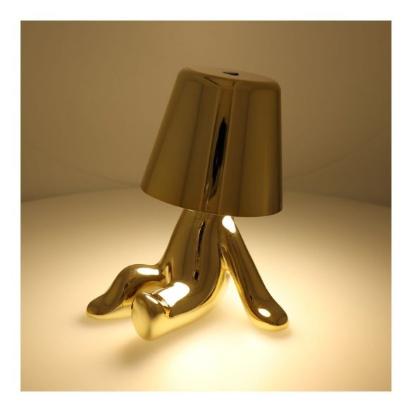 Lampă de masă noptiera GOLD MAN scaun Art Deco (versiunea 9) MLTL